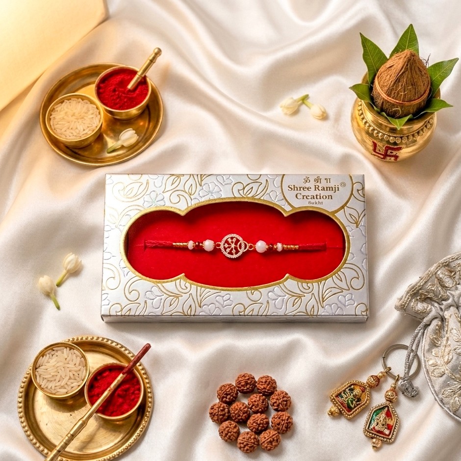 AD Stone Designer Rakhi