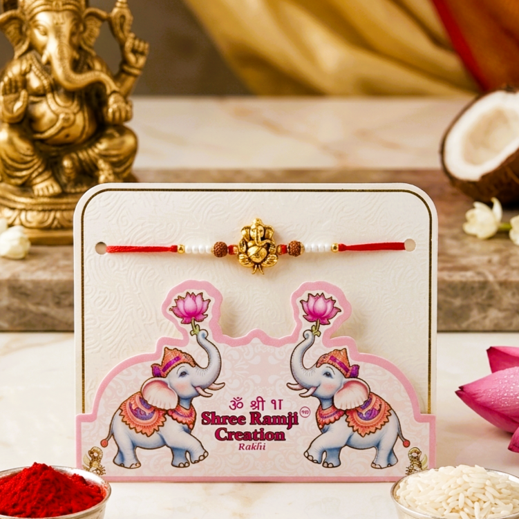 Shree Ganesh Rudraksh Rakhi