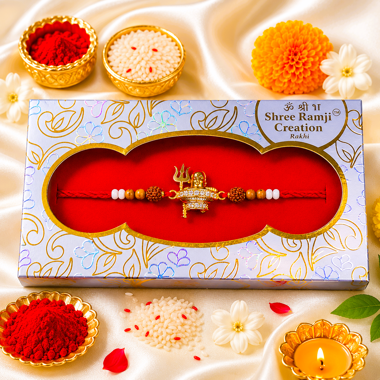 AD Stone Rakhi